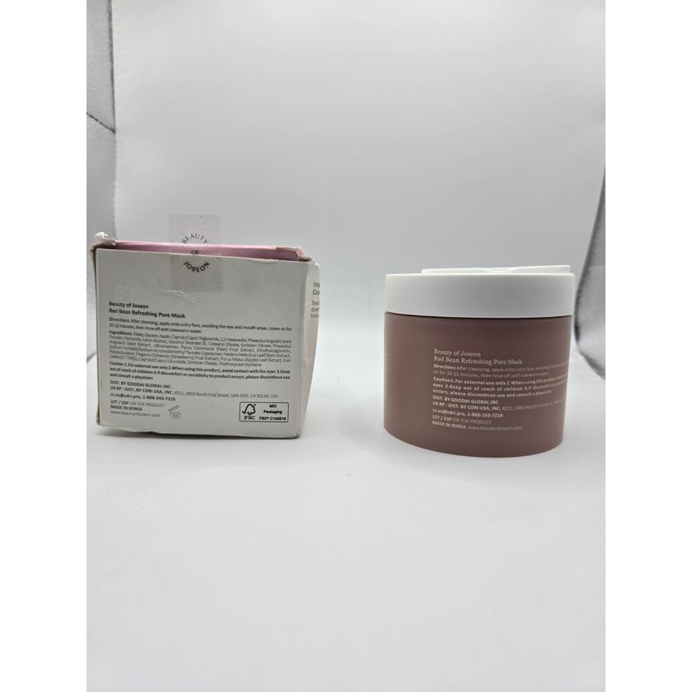 Beauty of Joseon Red Bean Refreshing Pore Mask Deep Cleansing K-Beauty - Picture 3 of 5